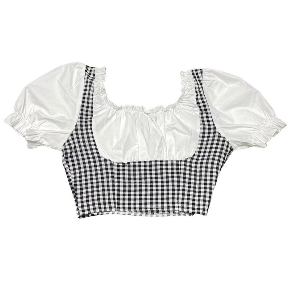 Cider Women's Black and White Blouse